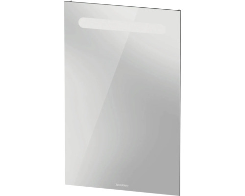Rechteckiger Duravit Badspiegel mit integrierter LED Beleuchtung oben