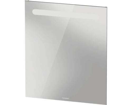 Quadratischer Duravit Wandspiegel mit integrierter LED Beleuchtung für das Badezimmer