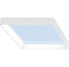 Quadratisches LED-Panel für Decke oder Wand mit flachem Rahmen.