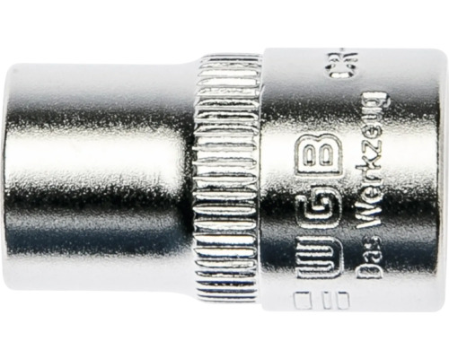 WGB Steckschlüsseleinsatz aus Metall mit Rändelung für einen sicheren Griff.