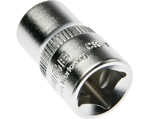 WGB Werkzeug Steckschlüsseleinsatz aus Chrom-Vanadium-Stahl mit Torx-Profil.