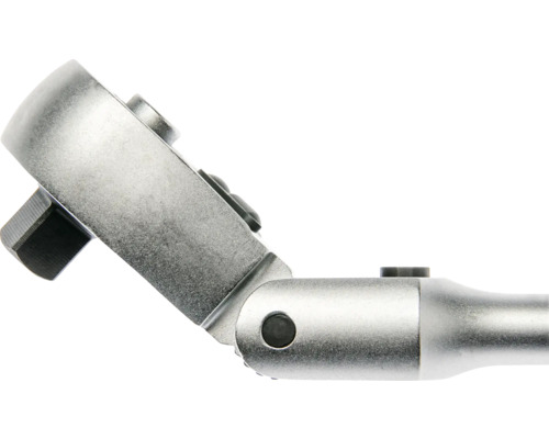 Gelenk-Umschaltknarre aus Metall für Steckschlüsseleinsätze.