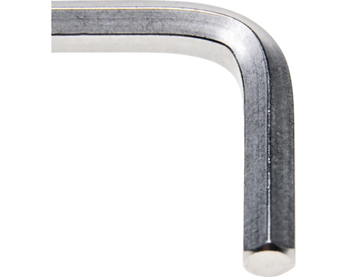 Innensechskantschlüssel aus Metall in L-Form.