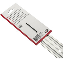 Rail de lissage en aluminium 100 centimètres par 5 centimètres par 1,15 centimètre, capacité de 1000 décanewtons, avec Cargo Point Logo.