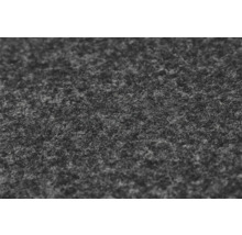 Gros plan d un feutre aiguilleté gris en fibres synthétiques pour les revêtements de sol ou le bricolage.