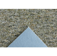 Moquette à boucles avec motif chiné et envers en feutre bleu