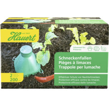 Pièges à limaces Hauert 2 pièces pour 200 mètres carrés pour la protection contre les limaces dans le jardin.