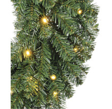 Künstliche Tannengirlande mit warmweissen LED-Lichtern