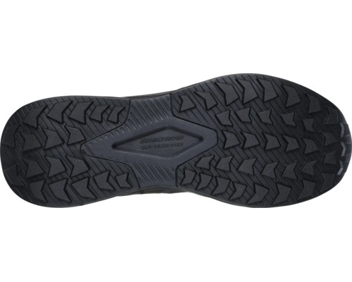Skechers rutschhemmende Gummisohle mit Profil für Arbeitsschuhe.