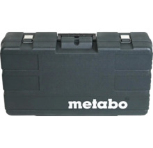 Coffret à outils Metabo en plastique avec fermetures métalliques et Metabo Logo.