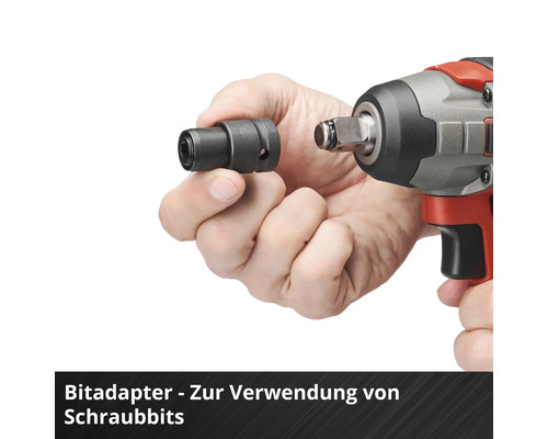 Bitadapter zur Verwendung von Schraubbits an einem Schlagschrauber.