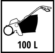 Symbole pour une capacité de ramassage de 100 litres