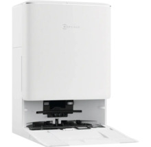 Ecovacs Station für Saugroboter in Weiß mit Auffahrrampe und Ladebereich.