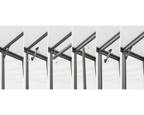 Pavillon-set d'extension Helena 8600 20x13x263cm