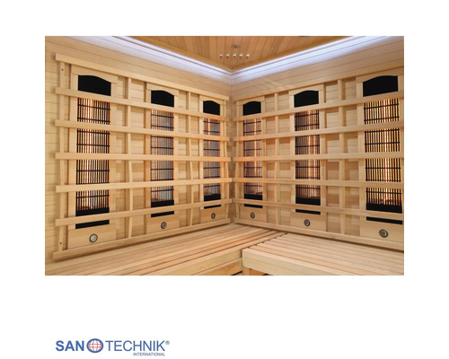 Infrarotkabine Sanotechnik Deluxe 150x150x200 cm