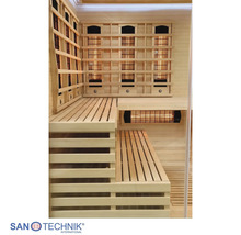 Infrarotkabine Sanotechnik Deluxe 150x150x200 cm