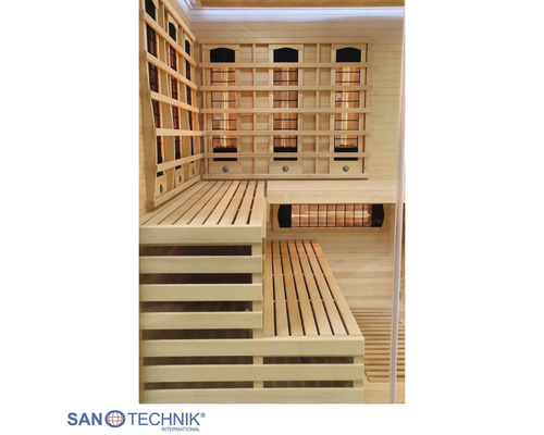 Infrarotkabine Sanotechnik Deluxe 150x150x200 cm