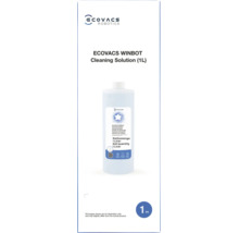 ECOVACS Robotics Logo, ECOVACS WINBOT Reinigungsmittel, 1 Liter Flasche.