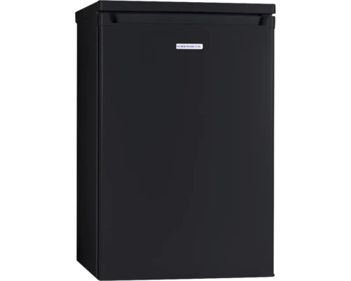 Kibernetik Mini-Kühlschrank, schwarz, mit Griffmulde.