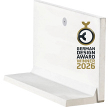 L-Stein aus Beton mit dem Siegel German Design Award Winner 2026.