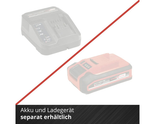 Batterie et chargeur Einhell Power X-Change vendus séparément.