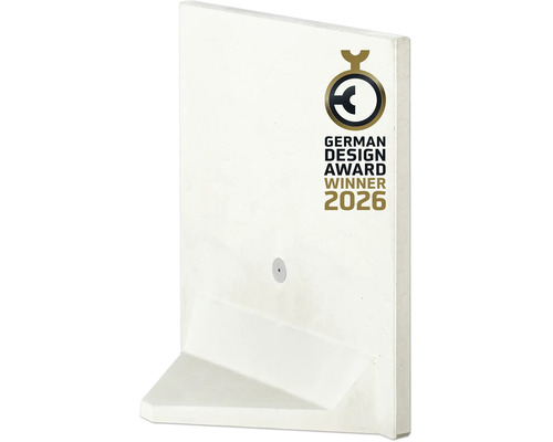 Betonelement mit der Auszeichnung German Design Award Winner 2026.