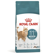 Croquettes Royal Canin Sterilised 11 plus pour chats stérilisés de plus de 11 ans pour le soutien de la santé des seniors.