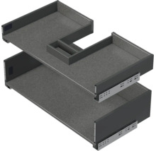 Lavabo Jungborn avec meuble bas QUARANTA l x h x p 60,5 cm x 60,5 cm x 46 cm, couleur de la façade: cotto mat QU 60 2Z A9556