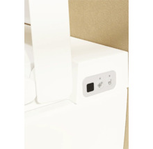 VitrA Dusch-WC Set V-Care Comfort Tiefspüler spülrandlos weiss glänzend mit VitrA Hygiene und VitrA Clean Beschichtung mit WC-Sitz 5674B403-6196