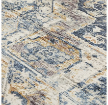 Teppich mit orientalischem Vintage-Muster, Kurzflor, gewebt.