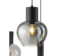 Suspension moderne avec abat-jour en verre et ampoule