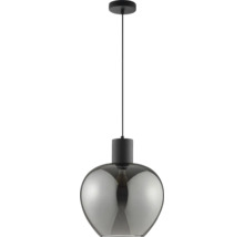 Suspension moderne avec abat jour en verre sphérique et fixation au plafond ronde