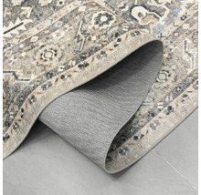 Teppich mit Vintage-Muster und strukturierter, rutschhemmender Rückseite.