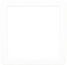Quadratisches LED-Panel mit flachem Rahmen.