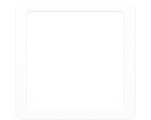Quadratisches LED-Panel mit flachem Rahmen.