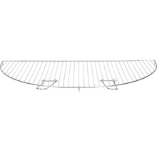 Grille de barbecue demi-ronde en métal avec deux poignées
