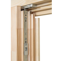Abri de jardin Palmako Helena 15,1 m² y compris plancher et auvent 514 x 524 cm imprégné par immersion gris