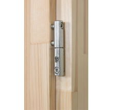 Gartenhaus Palmako Helena 18,6 m² inkl. Fussboden und Vordach 608 x 554 cm tauchgrundiert grau