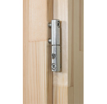 Abri de jardin Palmako Helena 18,6 m² y compris plancher et auvent 608 x 554 cm imprégné par immersion marron