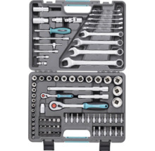 Technocraft Steckschlüsselsatz 1/4"+1/2" 82-tlg