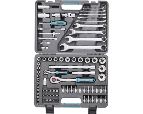 Technocraft Steckschlüsselsatz 1/4"+1/2" 82-tlg