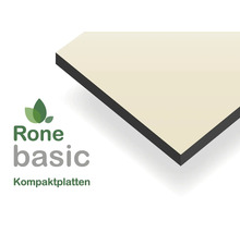 Fixmass HPL Kompaktplatte Creme 1200 x 600 x 6mm