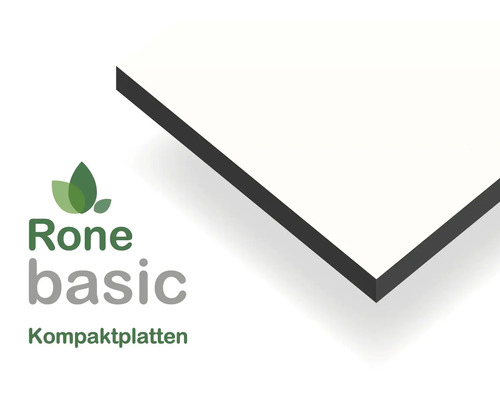 Fixmass HPL Kompaktplatte Weiss 1200 x 600 x 8mm