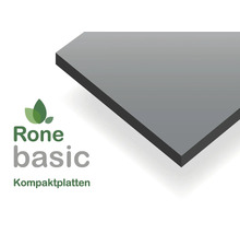 Fixmass HPL Kompaktplatte Staubgrau 1200 x 600 x 8mm