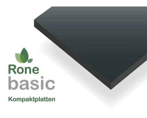 Fixmass HPL Kompaktplatte Anthrazit 1600 x 600 x 6mm