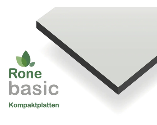 Fixmass HPL Kompaktplatte Lichtgrau 1600 x 600 x 6mm