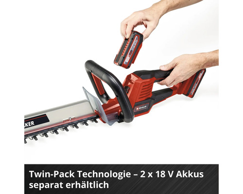 Einhell Akku-Heckenschere Power X-Change GC-CH 36/61 Li ohne Akku und Ladegerät