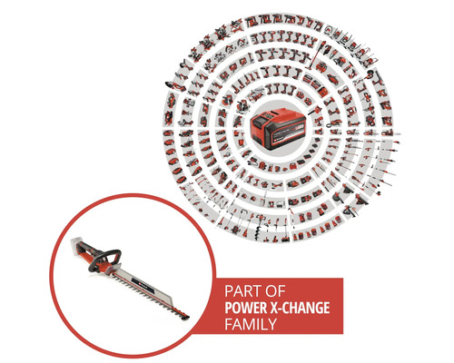 Akku Heckenschere Einhell Power-X-Change GP-CH 18/61 Li BL-Solo, ohne Akku und Ladegerät