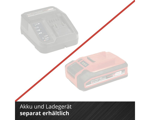 Kit de démarrage Einhell Power X Change comprenant batterie et chargeur, batterie et chargeur vendus séparément