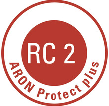 Label Aron Protect plus pour classe de résistance 2 contre les effractions